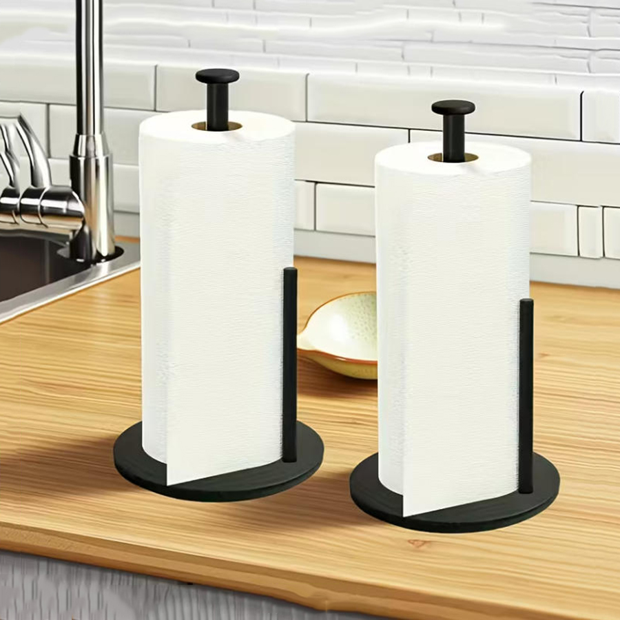Kitchen Baking Paper Holder - Ağırlıklı Tabanlı Paslanmaz Çelik Mutfak Rulo