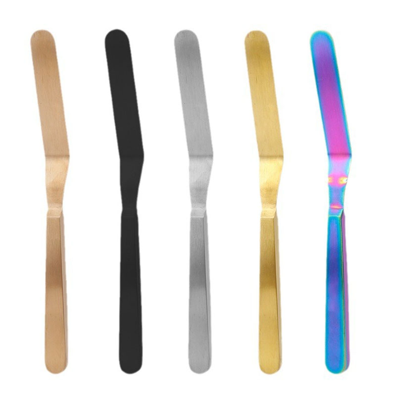 Offset Spatula Set - Paslanmaz Çelik Kek Buzlanma Spatulası, 8