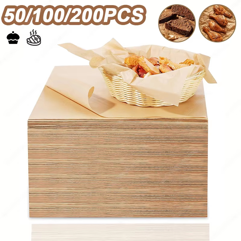 Kitchen Baking Paper - 50/100/200 adet pişirme kağıdı parşömen fırın