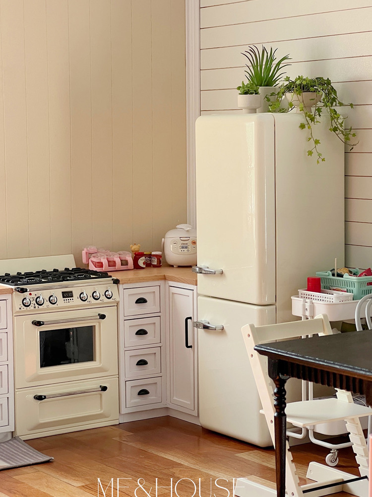Kitchen Queen - 1/6 bebek evi modeli mobilya aksesuarları