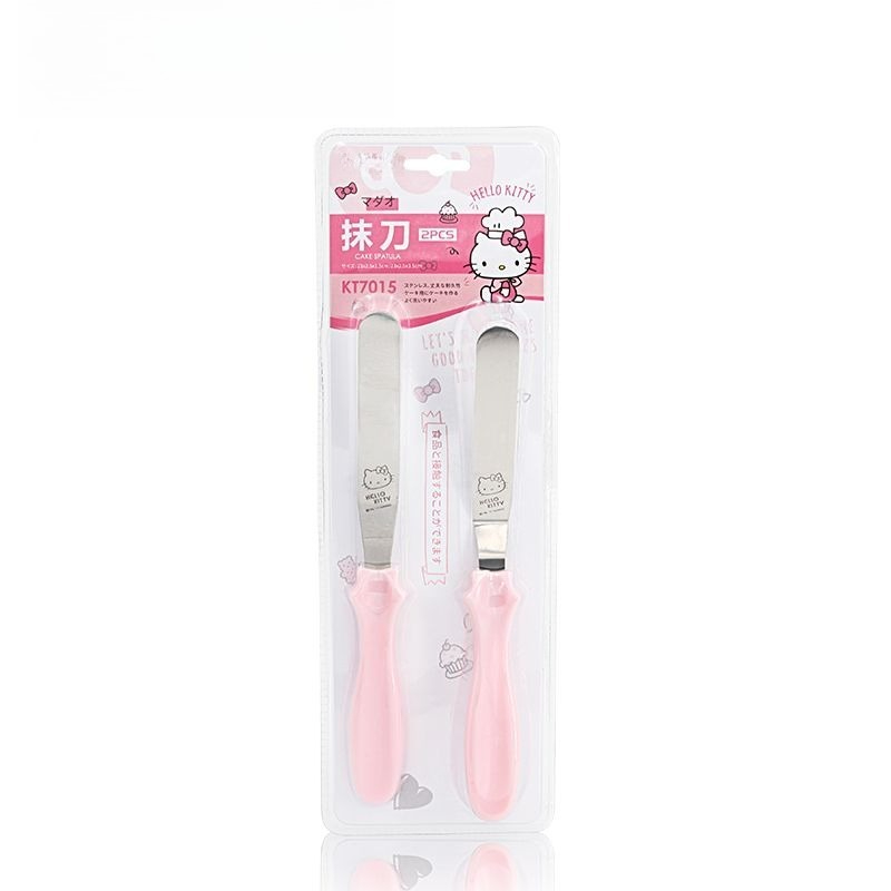 Offset Spatula Set - Hello Kitty'den Esinlenilmiş Ofset Spatula Kawaii