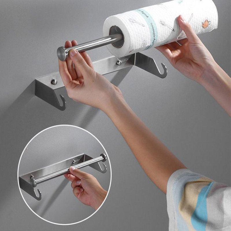 Kitchen Baking Paper Holder - Paslanmaz Çelik Mutfak Kağıt Havlu Tutucu
