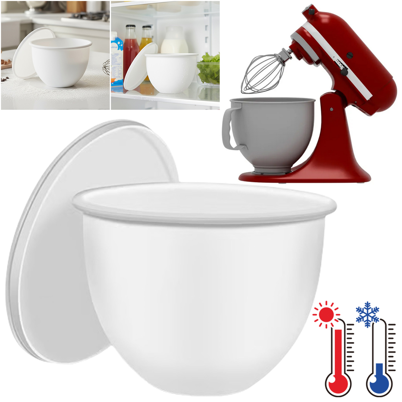 1 adet evrensel silikon ped as - Kitchenaid Baking Bowl incelemesi ve fiyatı