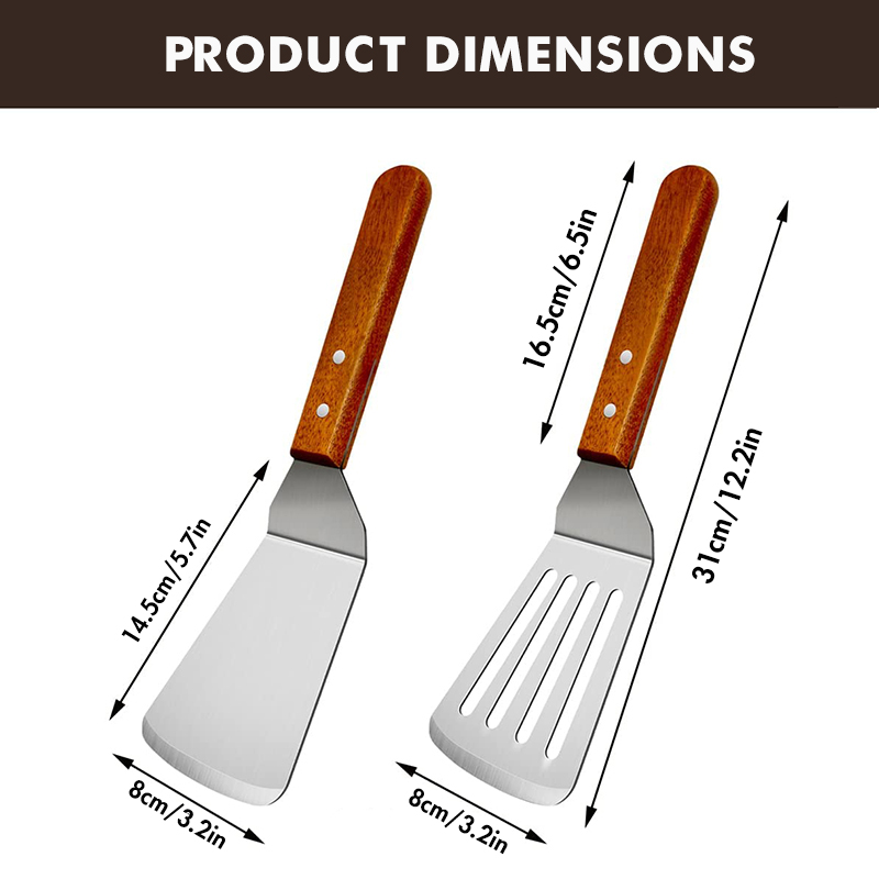 Dökme demir tava için Metal sp - Offset Spatula Set incelemesi ve fiyatı