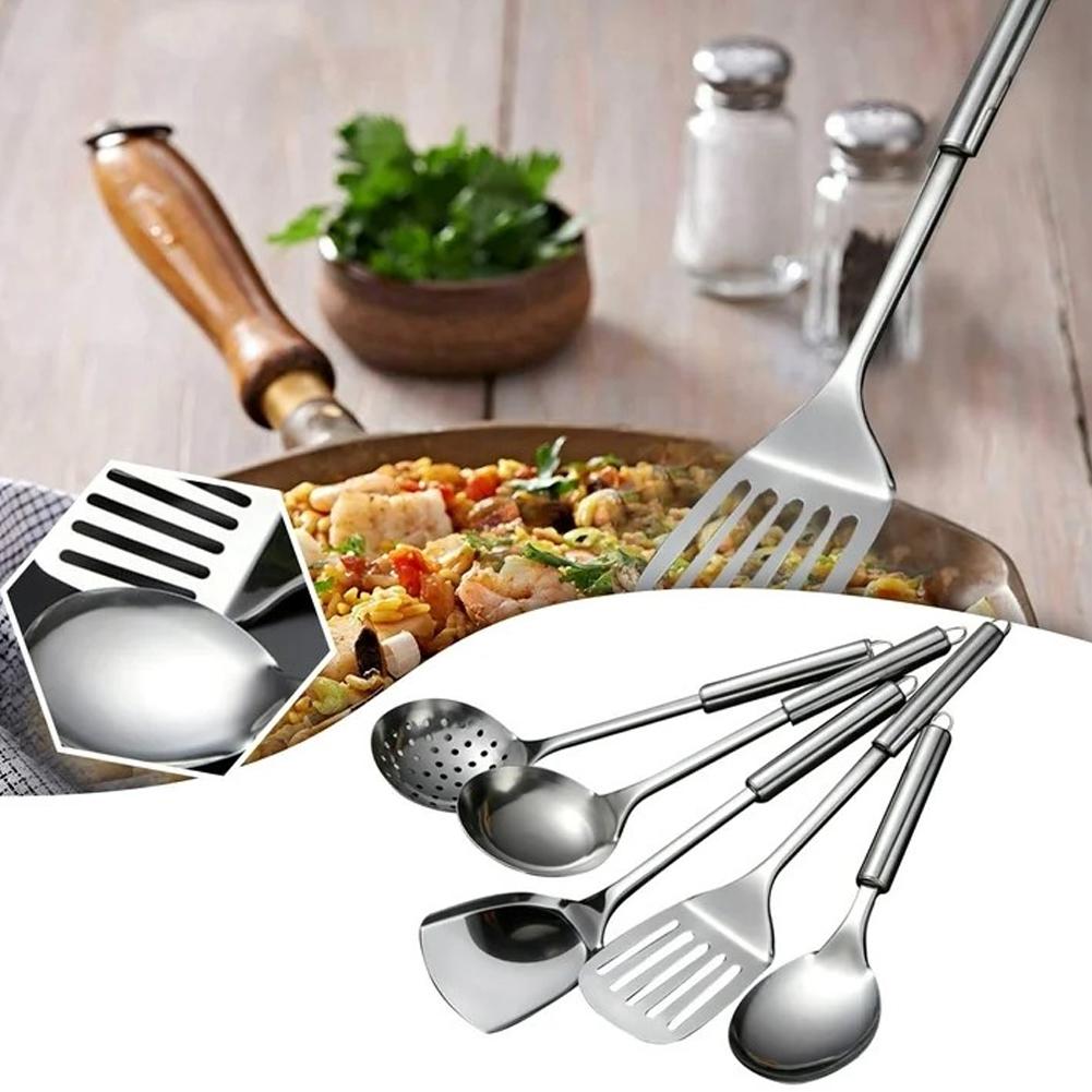 5 adet/takım paslanmaz çelik p - Offset Spatula Set incelemesi ve fiyatı