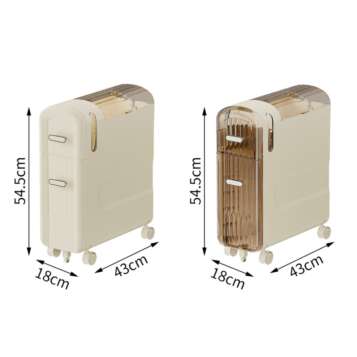 4 Katlı İnce Tekerlekli Dolap  - Kitchen Baking Paper Holder incelemesi ve fiyatı