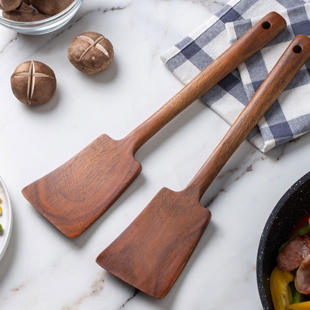 34 cm katı ahşap pişirme Spatu - Offset Spatula Set incelemesi ve fiyatı
